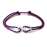 دستبند هشت فرود با نقره 925 ضد حساسیت به طول 25 میلیمتر