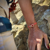 دستبند هشت فرود با نقره 925 ضد حساسیت به طول 25 میلیمتر