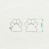 طول این گردنبند 37 میلیمتر است و با نقره 925 ساخته شده است.