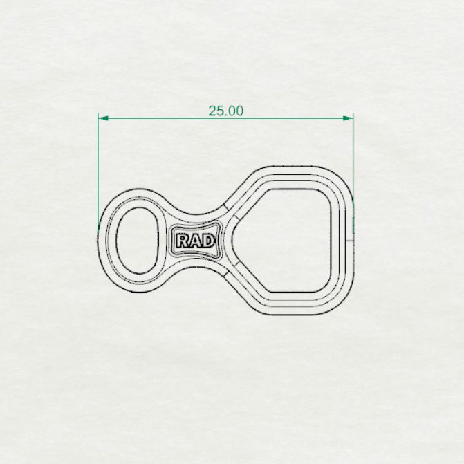 دستبند نقره هشت مربع فرود با عیار 925 ضد حساسیت با طول 25 میلیمتر