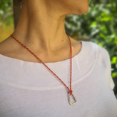 دستبند نقره کارابین با عیار 925 ضد حساسیت با طول 21 میلیمتر