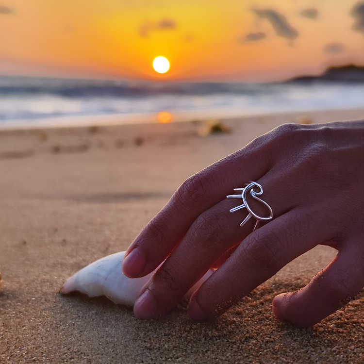 انگشتر نقره طلوع با عیار 925 ضد حساسیت