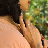 انگشتر نقره رشته کوه با عیار 925 ضد حساسیت